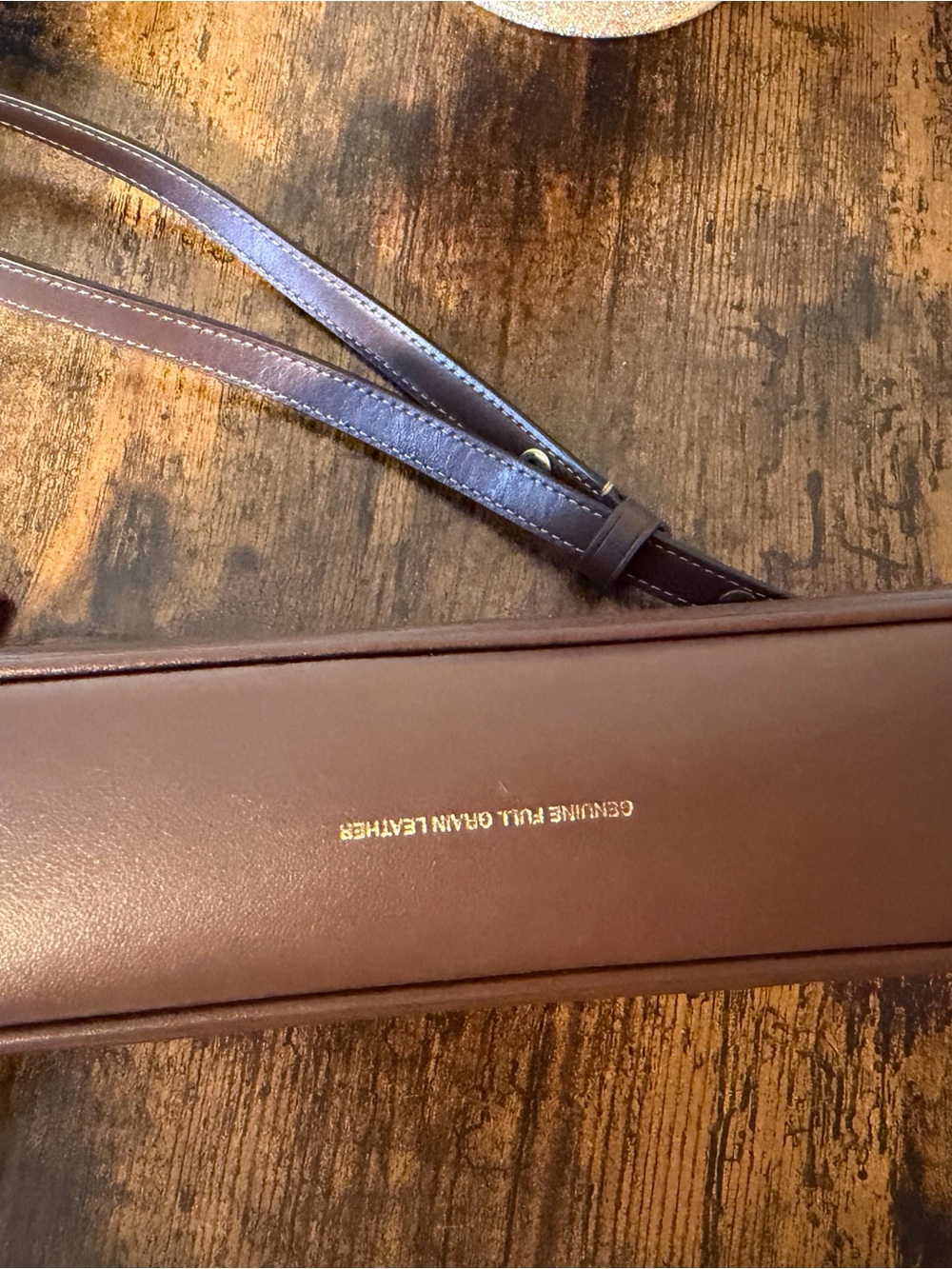 Coach Brook Flap Chain Bag in Maple Brown with Brass Hardware gently used - Picture 14 of 16